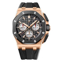 Audemars Pigue Royal Oak Offshore 26420RO.OO.A002CA.01 43mm Selfwinding Chronograph Black Dial Rubber Strap Watch
