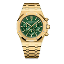 Audemars Piguet Royal Oak 41mm Chronograph 26331BA.OO.1220BA.02 Green Dial Yellow Gold Watch