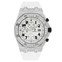Audemars Piguet Royal Oak Offshore Chronograph 25940SK.OO.D002CA.02 43mm White Dial Diamond Case Watch