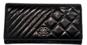 Chanel Black Quilted Leather Wallet