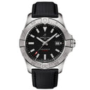 Breitling Avenger 42mm  A17328101B1X1 Automatic Black Dial Stainless Steel with Black Leather Strap Men's Watch 2024