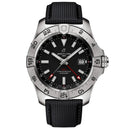 Breitling Avenger GMT Black Dial A32320101B1X1 Stainless Steel With Black Calfskin Leather Watch 2024