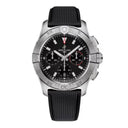 Breitling Avenger B01 Chronogragh AB0146101B1X1 42mm Black Dial Unidirectional, Ratcheted Bezel Stainless Steel With Anthracite Calfskin Leather Watch