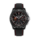 Breitling Avenger B01 Chronograph SB01473A1B1X1 44mm Black Dial Unidirectional, Ratcheted Bezel  Ceramic With Anthracite Calfskin Leather Strap Watch