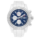 Breitling Breitling Super Avenger II A13371111C1A1 Blue Dial Diamond Bezel Stainless Steel Watch