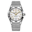 Breitling Chronomat A773105A1A1A1 32mm Six Nations England Silver Dial Fixed Bezel Stainless Steel Watch