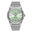 Breitling Chronomat Automatic A10380591L1A1 36mm Mint Green Dial Unidirectional, Ratcheted Bezel Stainless Steel (gem-set) with Stainless Steel Bracelet Watch