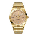Breitling Chronomat Automatic K103801A1A1K1 36mm Champagne Dial Uni-Directional Ratcheted Bezel 18k Yellow Gold Watch