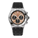 Breitling Chronomat B01 AB0134101K1S1 42mm Copper Dial Unidirectional, Ratcheted Rotating Bezel Stainless Steel With Black Rubber Strap Watch