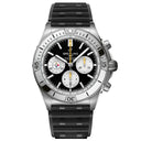 Breitling Chronomat B01 AB01342B1B2S1 NFL Pittsburgh Steelers Edition 42mm Black Dial Uni-directional Bezel Stainless Steel With Black Rubber Watch