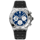 Breitling Chronomat B01 AB01342B1C2S1 NFL Indianapolis Colts Edition 42mm Blue Dial Uni-directional Bezel Stainless Steel With Black Rubber Watch