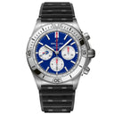 Breitling Chronomat B01 AB01342B1C3S1 42mm NFL Buffalo Bills Edition Blue Dial Uni-directional Bezel Stainless Steel  With Black Rubber Watch