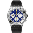 Breitling Chronomat B01 AB01342B1C9S1 42mm NFL Los Angeles Rams Edition Blue Dial Uni-directional Bezel Stainless Steel  With Black Rubber Watch