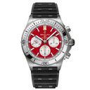 Breitling Chronomat B01 AB01342B1K5S1 42mm NFL Kansas City Chiefs Edition Red Dial Uni-directional Bezel Stainless Steel  With Black Rubber Watch