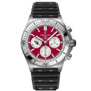 Breitling Chronomat B01 AB01342B1K6S1 42mm NFL Arizona Cardinals Edition Red Dial Uni-directional Bezel Stainless Steel  With Black Rubber Watch