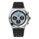 Breitling Chronomat B01 PB0134101C1S2 42mm Ice Blue Dial Unidirectional, Ratcheted Bezel Stainless Steel/Platinum With Black Rubber Watch