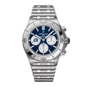 Breitling Chronomat B01 Six Nations Scotland AB0134A51C1A1 42mm Blue Dial Unidirectional, Ratcheted Rotating Bezel Stainless Steel and Silver Bracelet Watch