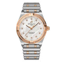 Breitling Chronomat U72310531A1U1 28mm Mother of Pearl Dial Fixed Bezel Stainless Steel and 18k Red Gold Watch