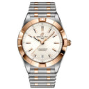 Breitling Chronomat U77310101A1U1 32mm White Dial Fixed Bezel Stainless Steel and 18k Red Gold with Stainless Steel and 18k Yellow Gold Bracelet Watch