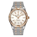 Breitling Chronomat U77310591A1U1 32mm White Dial Stainless Steel & 18k Red Gold (Gem-set) with Stainless Steel & 18k Yellow Gold Bracelet Watch