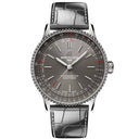 Breitling Navitimer Automatic A17327381B1P1 Grey Dial Steel With Grey Leather Watch 2024