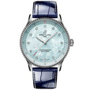 Breitling Navitimer Chronometer A77320171C1P1 Quartz  Stainless Steel with Blue Alligator Leather Watch Blue MOP Dial 2024