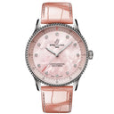 Breitling Navitimer 32mm A77320D91K1P1 Stainless Steel with Pink Alligator Leather Watch Pink MOP Diamond Dial 2024