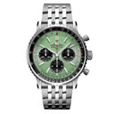 Breitling Navitimer B01 Chronograph AB0138241L1A1 43mm Mint Green Dial Bidirectional Rotating Bezel Stainless Steel with Stainless Steel Bracelet Watch