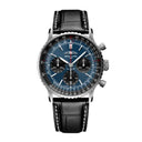 Breitling Navitimer B01 Chronograph AB0139241C1P1 41MM Blue Dial Bidirectional Rotating Bezel Stainless Steel with Black Alligator Leather Watch