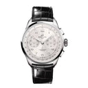 Breitling Premier B09 Chronogragh AB0930371G1P1 40mm Silver Dial Fixed Bezel Stainless Steel with Black Alligator Leather Strap Watch