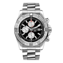 Breitling Super Avenger II A13371111B1A1 Black Dial Stainless Steel Watch