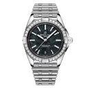 Breitling Super Chronomat A173561A1B1A1 38mm Black Mother of Pearl Dial Unidirectional Ratcheted Bezel Stainless Steel Watch