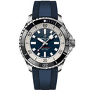 Breitling Superocean Automatic 44mm Blue Dial A17376211C1S1 Stainless Steel With  Blue Rubber Watch 2024