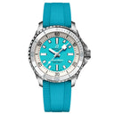 Breitling Superocean A17377211C1S1 36mm Automatic Turquoise Dial Uni-Directional Bezel Stainless Steel with Turquoise Rubber Strap Watch