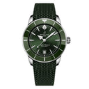 Breitling Superocean Heritage AB3111361L1S1 42mm B31 Automatic Green Dial Uni-directional Bezel Stainless Steel with Green Rubber Strap Watch