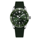Breitling Superocean Heritage AB3112361L1S1 44mm B31 Automatic Green Dial Uni-directional Bezel Stainless Steel with Green Rubber Strap Watch