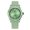 Breitling Superocean Heritage Automatic A10390361L1S1 36mm Green Dial Uni-Directional Bezel Stainless Steel with Green Rubber Strap Watch