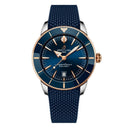 Breitling Superocean Heritage B31 UB3112161C1S1 44mm Blue Dial Stainless Steel &18k Red Gold With Blue Rubber Strap Watch