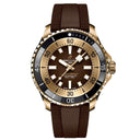 Breitling Superocean N17376201Q1S1 44mm Automatic Brown Dial Uni-directional Bezel Bronze Case with Brown Rubber Strap Watch