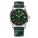 Breitling Top Time B31 AB3113171L1X1 38mm Green Dial Fixed Bezel Stainless Steel in Green Calfskin Leather Strap Watch