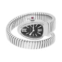 Bulgari Serpenti Tubogas 103130 Black Dial Stainless Steel Quartz Watch - 2022