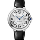 Cartier Ballon Bleu Stainless Steel with Black Leather 40mm Watch WSBB0039 with Silver Dial 2024