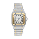 Cartier Santos Galbee Quartz 29 mm Two Tone Yellow Gold Ladies Watch 187901