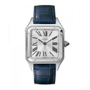Cartier Santos Dumont XL Stainless Steel WSSA0032 with Blue Leather 46mm Watch 2024