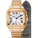 Cartier Santos Rose Gold 35mm Watch WGSA0031  With Silver Dial 2024