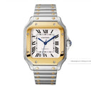 Cartier Santos Medium Size W2SA0016 Steel & Yellow Gold Watch