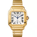 Cartier Santos WGSA0029  Yellow Gold 39mm Watch With Silver Dial 2024
