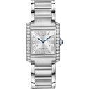 Cartier Tank Francaise With Silver/Diamond Bezel W4TA0021 and Steel 32mm Watch 2024
