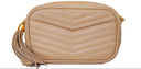 Saint Laurent Mini Lou Camera Bag Dark Beige