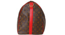Louis Vuitton Keepall 50 Monogram Red Leather Trim